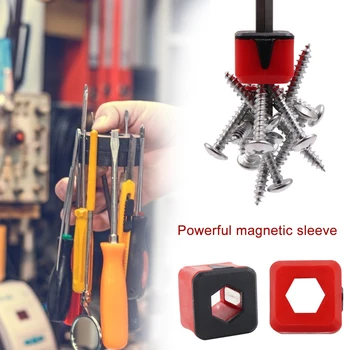 Izvijač Bit Magnetni Obroč Proti koroziji Močno Magnetizer Drill Bit Vodja Električni Hex Kolenom Magnet Močan Obroč - 