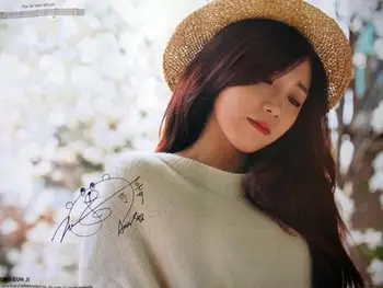 Podpisana APINK Jeong Eun Ji Autographed 2016 Prvi SOLO Sanje mini album CD zelena ali siva - 
