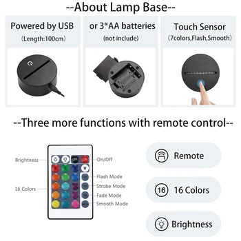 Touch Senzor Prijavite Koktajli & Sanje Nočna Bar Dekor Akril Lasersko Graviranje podatkovnega kabla Usb je Baterija Namizna Svetilka Led Nočna Lučka - 