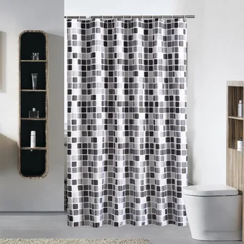 Doma tuš zavesa mozaik tuš zavesa debele nepremočljiva kopalnica zavese poliester tkanine tuš zavesa tkanine - 