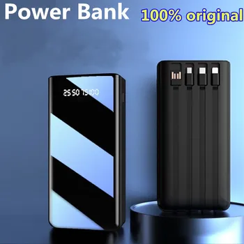 Nove Moči Banke 100000mAh TypeC Micro USB Hitro Polnjenje Powerbank LED Zaslon Prenosni Zunanji Polnilec Za telefon, tablični računalnik - 