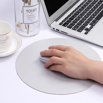 Okroglo Obliko Mehko Mousepads Double-sided (obojestransko Barvno Usnje Mouse Pad Za Office Gaming Laptop Mouse Pad Nepremočljiva Dihanje Blazine - 