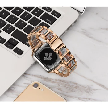 Smole&nerjavečega trak za apple watch 6 band 44 mm 40 mm iwatch band 42mm 38 mm zapestje pas, zapestnica za apple watch 6/5/4/3/2 44 mm - 