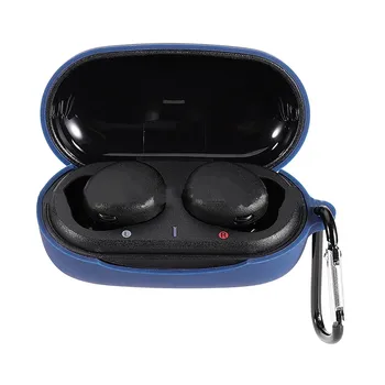 Silikonsko Ohišje za Sony WF-XB700 Slušalke Pribor za Polnjenje Box Kritje velja za Sony WF-XB700 Čepkov Lupini z Anti-izgubil Kavelj - 