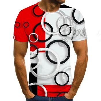 2020 Poletje majica s kratkimi rokavi Moški Ulične O Vratu Kratek Rokav Tees Vrhovi Punk Stil Moškega Oblačila, Casual 3D Tiskanja Tshirt - 