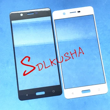 10 Kosov/Veliko Sprednji Zunanji Zaslon Steklo Objektiv Zamenjava Zaslon Na Dotik Za Nokia 5 Nokia5 - 