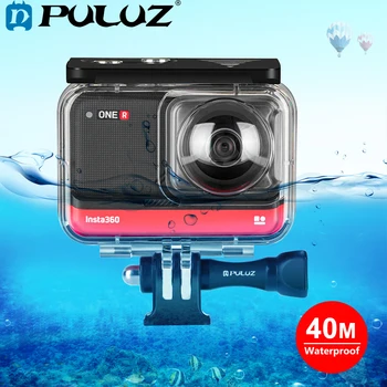 PULUZ 60m Podvodne Globine Potapljanja Primeru Vodotesno Ohišje Fotoaparata za Insta360 ENEGA R Panorama Kamere Edition - 