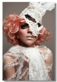 Lady Gaga Rap Glasbe, Pevka Star Umetnosti SVILE PLAKAT 24x36inch - 