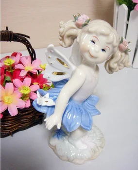 Prvo Pravljice Kip Okrasitev Keramike Lutka Figur Sedanjosti in Obrti Ornament Pribor Okraskov Smeška Porcelana - 