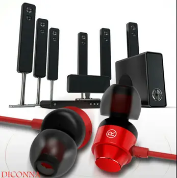 Prenosni HIFI V Uho Stereo Super Bass Ušesnih Čepkov Žične Slušalke in-Ear Slušalke Športne Slušalke z Mikrofonom - 