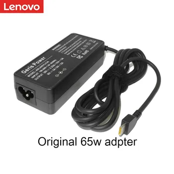 Original Lenovo 65W Tip C Ac Power Adapter Polnilec za Lenovo Thinkpad X1carbon Yoga5 X270 X280 T580 P51s P52s E480 E470 Prenosnik - 