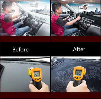 Avto nadzorna plošča Pokrov Mat Pad Anti-UV Dashmat Dash Sonce Odtenek Instrument Zaščito Preprogo Styling Pribor Za Hyundai Tucson 2019 - 
