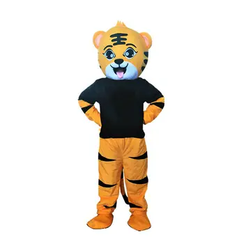 Tiger Maskota Kostum, Obleke, Cosplay Stranka Igra Obleko Obleke Oblačila Oglaševanje, Promocija Karneval Halloween Božič, Velikonočni Odraslih - 