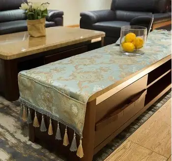 Klasične paisley vzorec namizni tekač tassel pravokotne prtom dolgo namizni prt dekorativni čaj tabela mat doma dekor - 