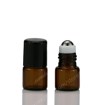 1ml 2ml 3ml 5ml 10 ml mamber roll na steklenice za eterična olja roll-on ponovno napolniti stekleničke parfuma deodorant posode - 