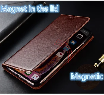 Pravega usnja magnetni flip primeru telefon reža za kartico nosilec za Samsung Galaxy A10 A20 A30 A40 A50 A60 A70 telefon vrečko funda capa - 