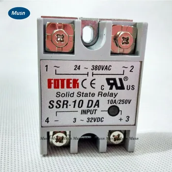SSR-10DA Proizvajalec 10A ssr rele,vhod 3-32VDC izhod 24-380VAC - 