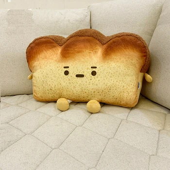 Risanka toast kruh mehko blazino plišastih igrač lutka kavč, blazine za dom raztegljiv kavč dekorativni vzglavnik - 