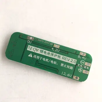 3S 20A Strokovno Li-ionska Litij Baterija 18650 Polnilnik PCB BMS Varstvo Odbor Za Vrtanje Motornih 12,6 V Lipo Celico Modul - 