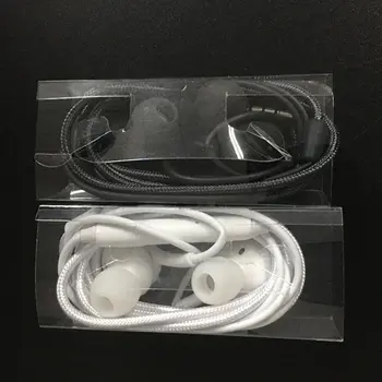 3,5 mm Žične Slušalke Z Bas Čepkov Stereo Slušalke za Glasbo, Šport Gaming Slušalke Z mikrofonom Za Samsung Galaxy S8 S8Plus - 