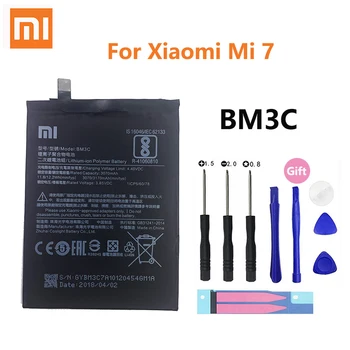 Original Xiao Mi BM3C Nadomestna Baterija Za Xiaomi 7 MI7 Xiaomi7 Verodostojno Telefona, Baterije, 3170mAh - 