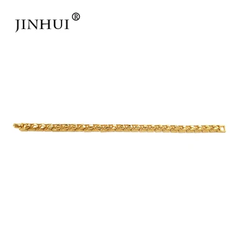 Jin Hui Moda Etiopiji Zlata barva, dolžina 21 cm Zapestnica Ženske Stranka Ornament Luksuzno poročno darilo Prijateljev Dubaj Bangle Nakit - 