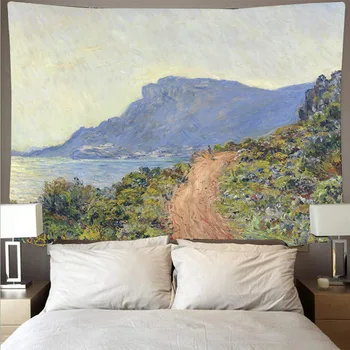 Gorsko steno preprogo ozadje tapiserija steno krpo soba dekor slikarstvo tapisserie zidana - 