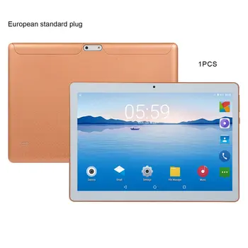 KT107 Plastičnih Tablet 10.1 Palčni HD Velik Zaslon Android 8.10 Različica Moda Prenosni Tablični 8G+64 G Zlata Tablet - 