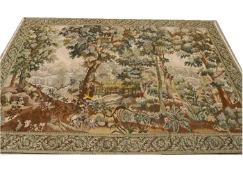 Bohemian tapestriesBrown Modi Krožne Gospodinjski Dekoracijo Mat Steno, Tapiserija, Barva Čiste Volne, Pletenje - 