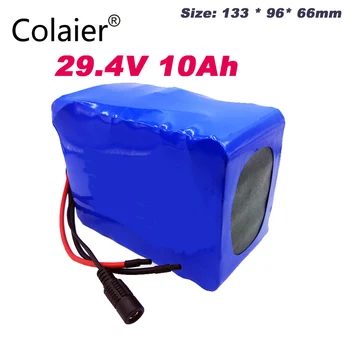 Colaier 7s5p Novo zmago 24V (29.4 V) 10Ah baterija litij-električna kolesa 18650/24 VLi ionska baterija + 29.4V2A polnjenje - 
