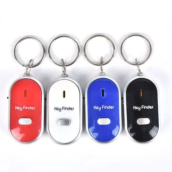 Smart Keyring Piščalka Keychain Tracker Anti-Izgubil Finder Zvočni Nadzor LED Ključ - 