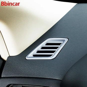 Bbincar ABS Chome Mat Sprednji Plošči klima AC Prezračevalni Odprtini Trim Kritje 2pcs Za Nissan Tiida Pulsar C13 2016 - 