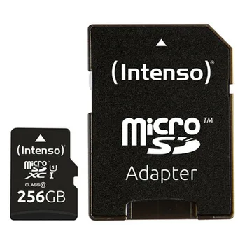 Micro SD Memory Card z Adapterjem INTENSO 3423492 256 GB Črn - 