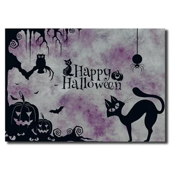Happy Halloween Ozadje Wall Art Platno Plakat In Tiskanje Platno Slikarstvo Dekorativne Slike Za Office Dnevni Sobi Doma Dekor - 
