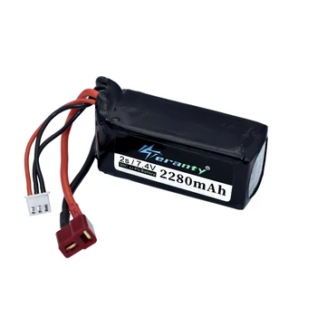 5Pcs 7.4 V 2280mAh akumulatorska baterija za A949 A959-B A969 A979-B K929-B daljinski upravljalnik avto 2s 7.4 v LiPo baterije za Wltoys avto - 