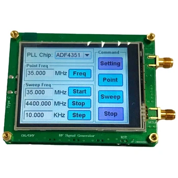35-4400M ADF4351 RF Signala Vir Signal Generator Val / Točka Frekvenco, Pritisnite Sn LCD Zaslon za Nadzor - 