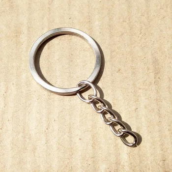 10pieces/veliko prodajajo Key Ring Rodij Barvni Krog 28 cm premera DIY Nakit Ključnih Verige za nohte - 