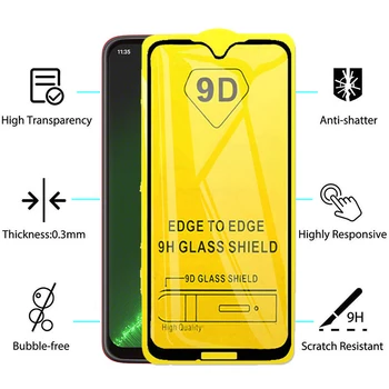 2 kos zaščitna stekla za Motorola Moto G7 Plus G7 igrajo G7 moč moto Eno P30 Igrajo 9D polno lepilo screen protector termper glas - 