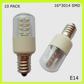Novost 16*3014SMD 2W mini LED corn žarnice bombilla led stekla žarnice lampara svetilke E14 vijak 150lm toplo bela cool white - 