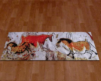 42 * 140 cm Belgijski živali, tapiserija, Umetnosti freske Bombaž jacauard tkanine Rasco jama zidana stena visi Študija starinsko tapiserija - 