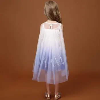 Dekleta Princesa Obleko Pomlad in Poletje za Otroke Obleko Puhasto Gaza Deklica Aisha Obleko Poletje Zamrznjene Očesa Priložnostne Obleko - 