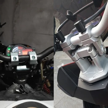 Visoka kakovost Univerzalno motorno kolo Nastavljivo Krmilo Riser Bar Objemka Podaljša Adapter Za 1