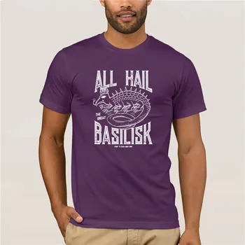 Moške Tiskanja Priložnostne Bombaž poletje modni T-Shirt Popularni Toča Je Basilisk! Kratek rokav T-Shirt Nov modni trend - 