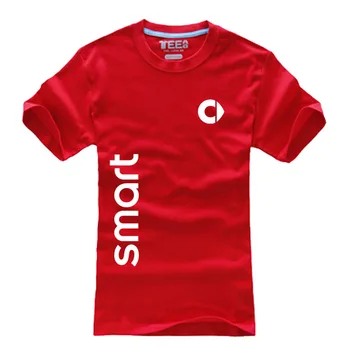 SMART logotip unisex majica priložnostne kratek rokav tiskanja mens T-shirt Moda cool majica s kratkimi rokavi - 