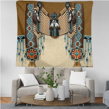 Medved Totem/Native Indijski 3D Tiskanje Tapestrying Pravokotne Doma Dekor Steni Visi Nov slog 2 - 