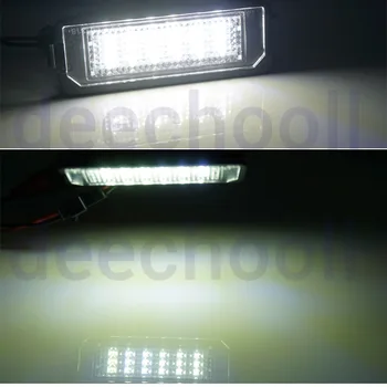 LED Canbus registrske Tablice Luč za Volkswagen za VW golf mk4 mk5 mk6 mk7 limuzina polo, passat Število Ploščo Svetilke Pribor - 