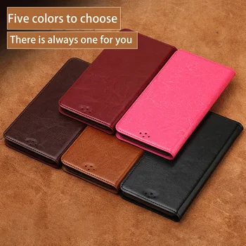 Flip Case Za Xiaomi Mi 8 9 se 9T A1 A2 A3 lite Max 2 3 Mix 2s 3 Y3 Poco F1, Olje, vosek, kože, Kritje Za Redmi Opomba 4 4 5 6A 7A 8 Pro - 