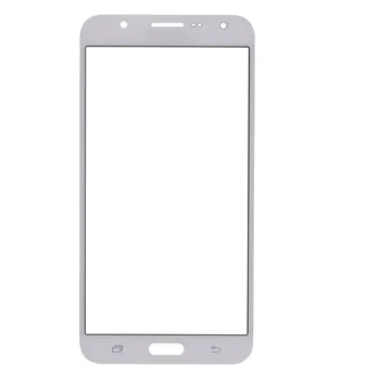 Sprednji Zunanji Zaslon Steklena Plošča Objektiv Zamenjava za Samsung Galaxy J7 J700F J700H J700M J700T J700P (Bela) - 