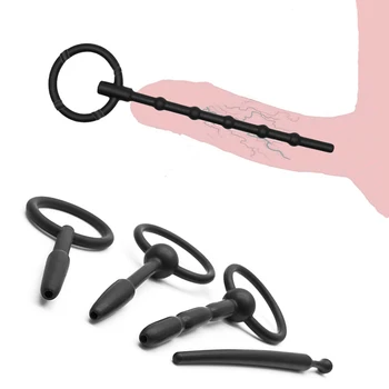 Silikonski Sečnice Kateter Moške Sečnice Dilator Penis Plug Konj Oči Stimulacije za Sondirne Masturbator Spolnih Igrač za Moške Sex Shop - 