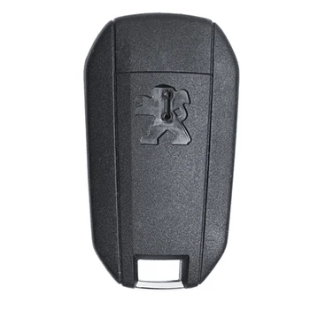 KEYECU Nov Daljinski Izklop brez ključa Fob 3 Gumb 433MHz Z ID46 Čip Znotraj za Peugeot 508 z Nerezane rezilo - 